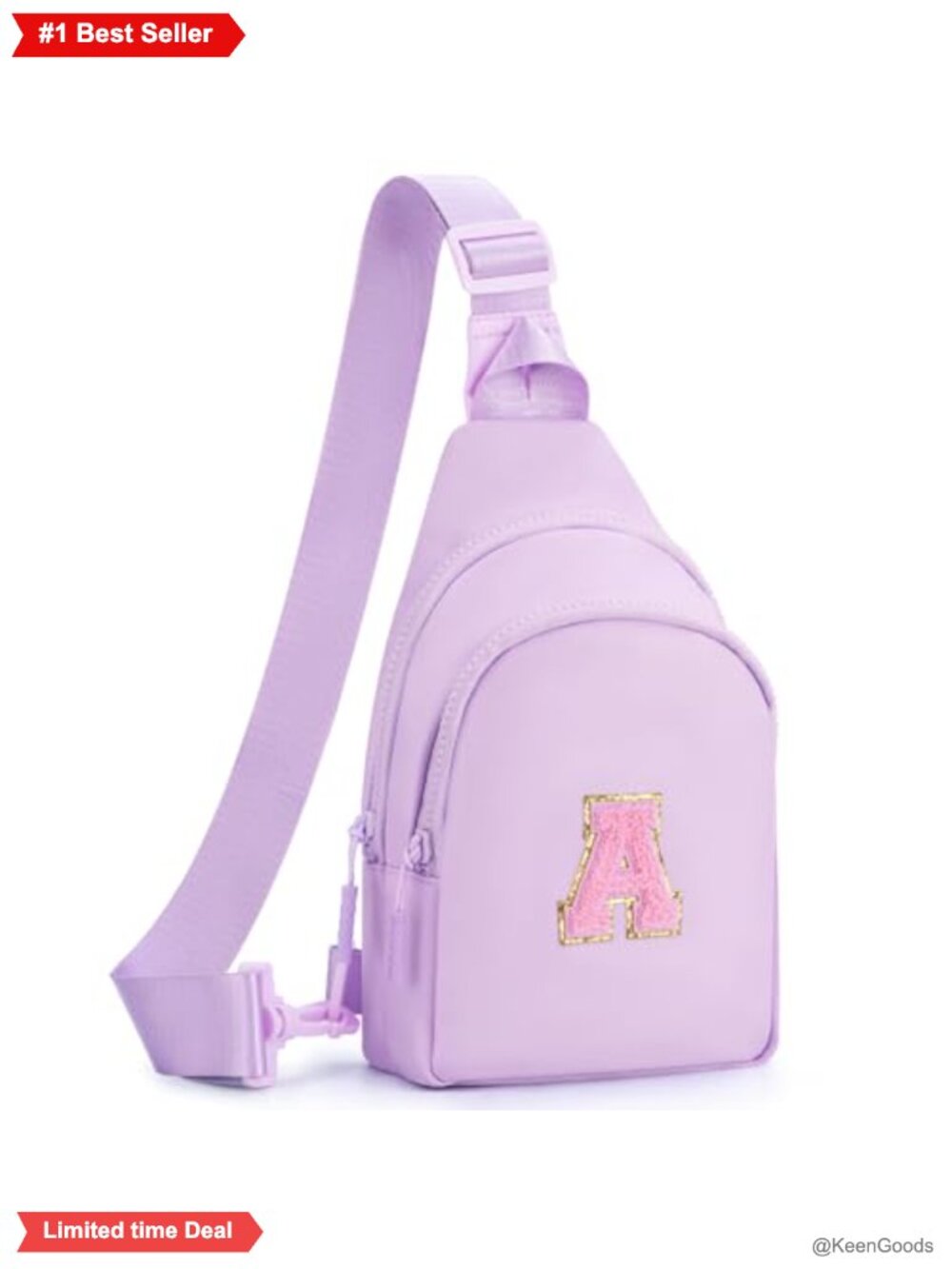 Waterproof Nylon Crossbody Sling Bag Fanny Pack Adjustable Strap Casual